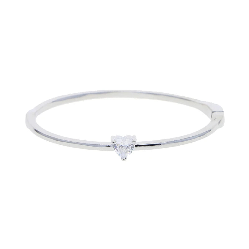 GeoCharm CZ Bangle