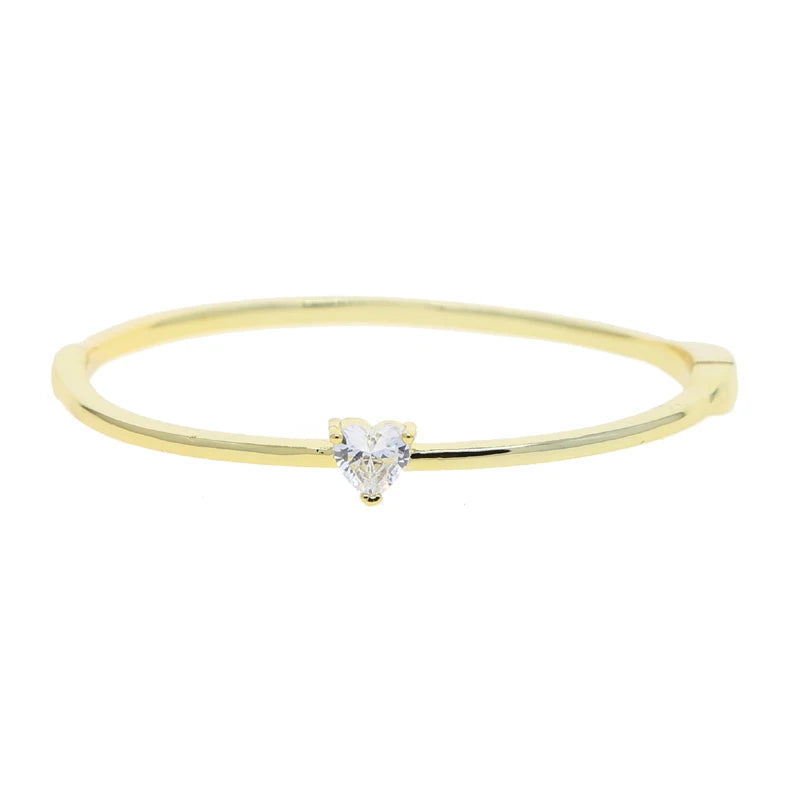 GeoCharm CZ Bangle