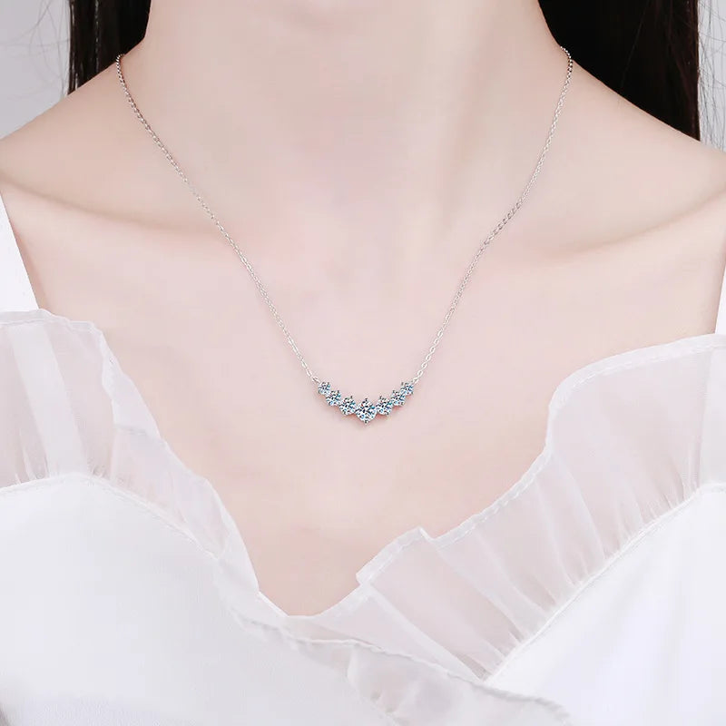 Eterna Spark Moissanite Necklace