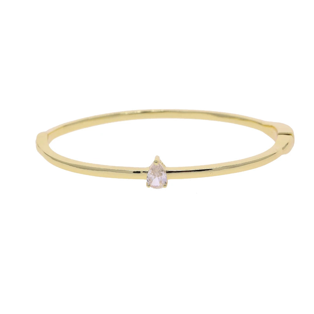GeoCharm CZ Bangle