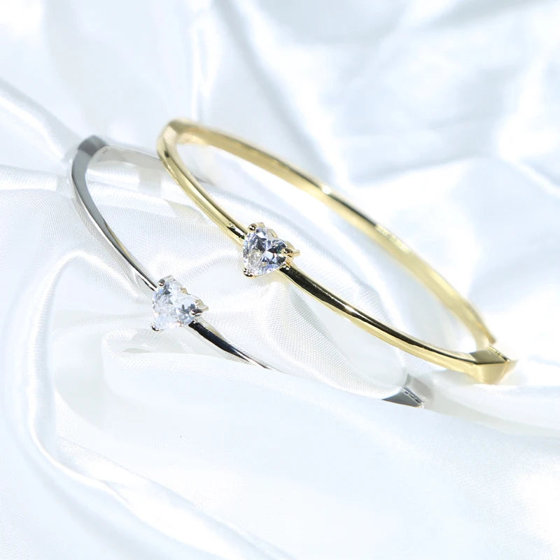 GeoCharm CZ Bangle