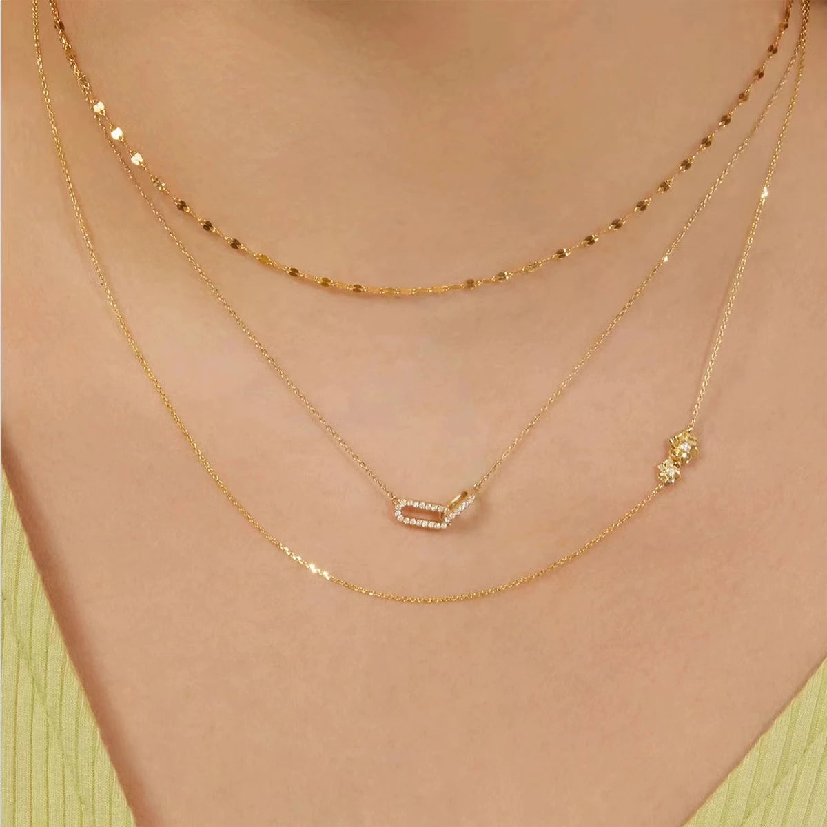 Eterna Loop Collarbone Chain